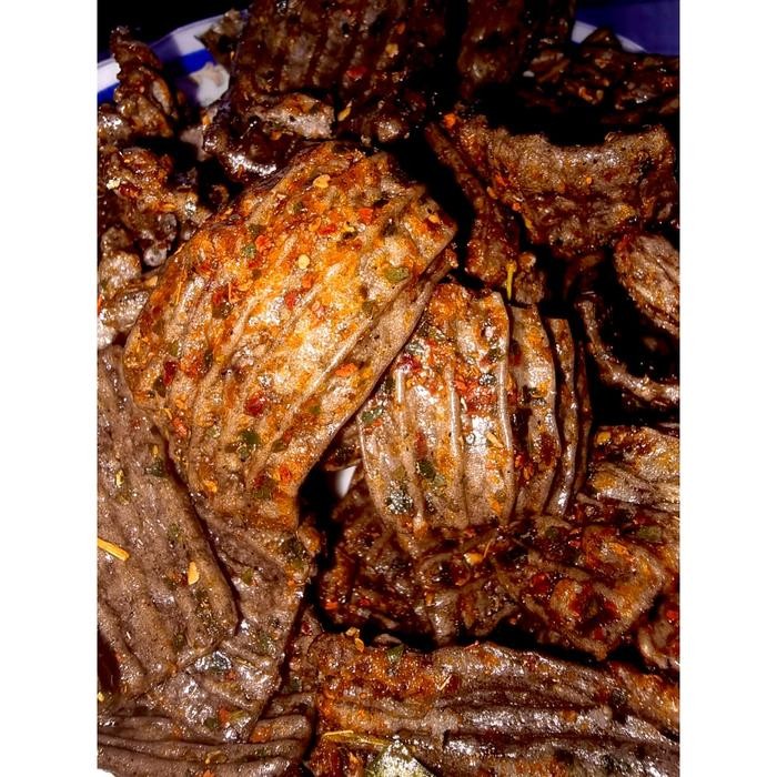 

TERLENGKAP Kerupuk jengkol extra daun pedas 500 gr Camilan Kering Makanan Food