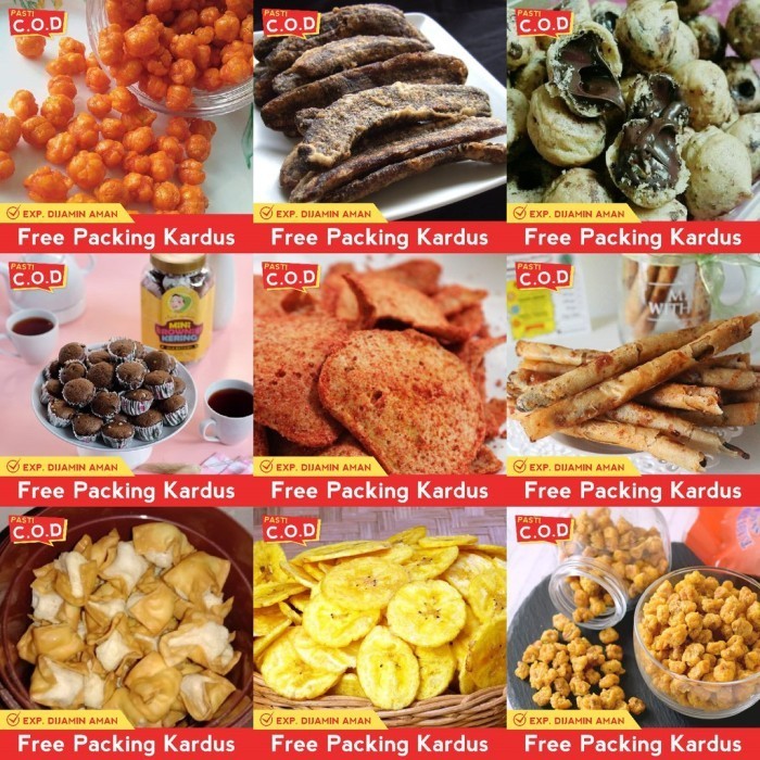 

TERBARU UM(1) snack kiloan SERBA 250 gram makanan ringan ASIN PEDAS MANIS GURIH