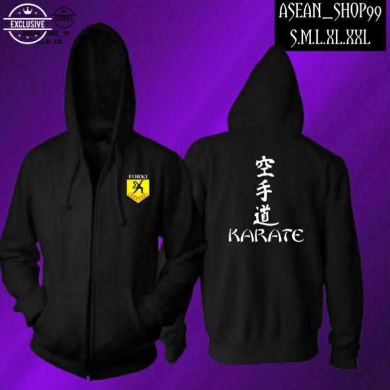 Jaket Forki Karate Kanji Jepang// Bela Diri