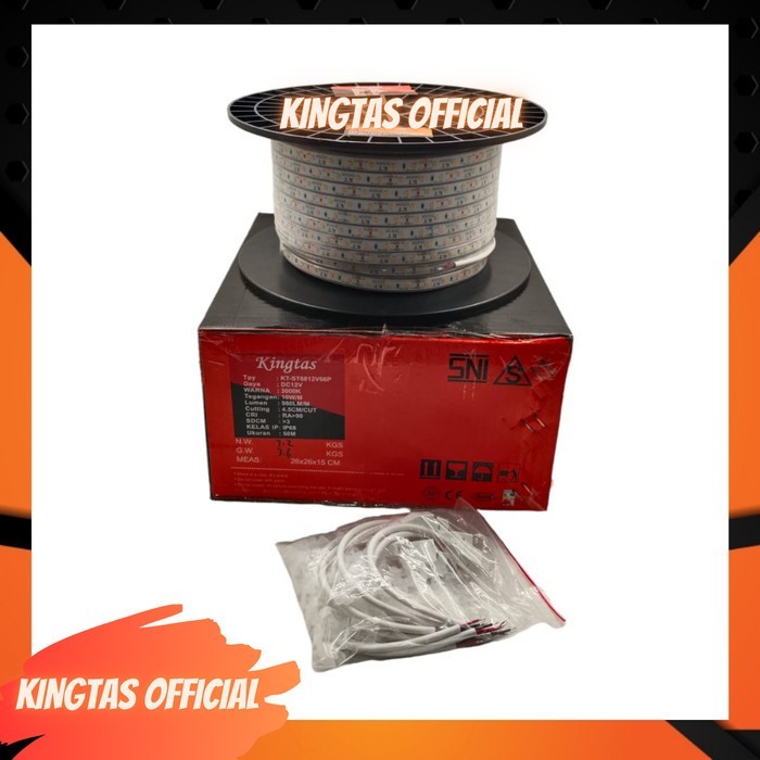 LED STRIP KINGTAS 66 LED 12V IP-68 LED STRIP 12V IP-68 66 MATA