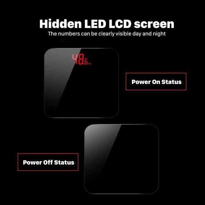 HYUNDAI XD808 TIMBANGAN BADAN DIGITAL BODY WEIGHT SCALE mrs02