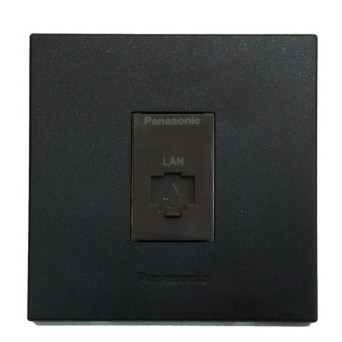 Tersedia Stop Kontak Data Cat6/Outlet Data Cat6 Hitam Panasonic
