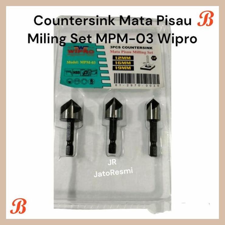 | JTS | COUNTERSINK MATA PISAU MILING SET MPM-03 WIPRO HSS
