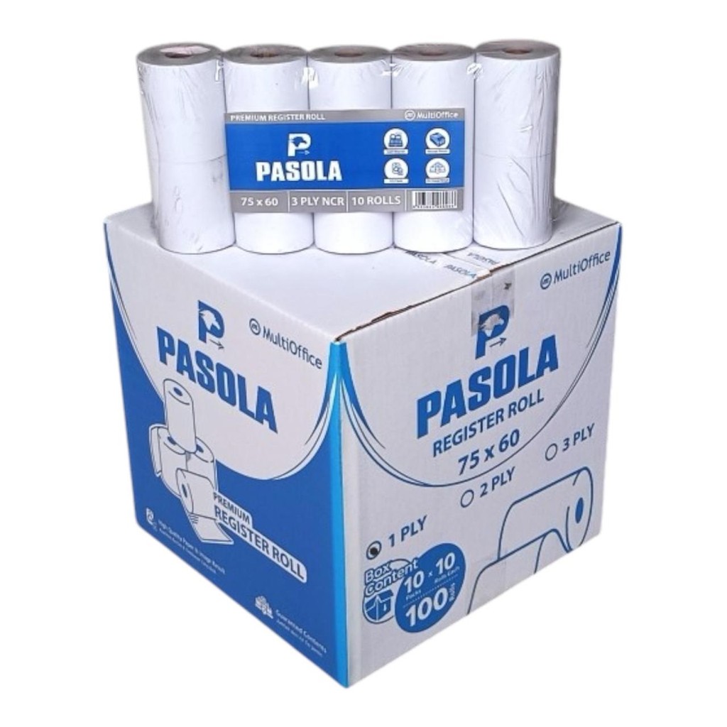 

Kertas Kasir Struk 1 Ply 75 x 58 (10 ROL)