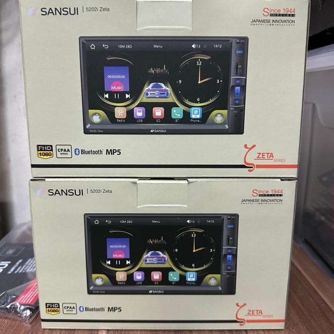Terjangkau Headunit Deckless Sansui Sa 5202I 7 Inch / Deckless Sansui 7 Inch