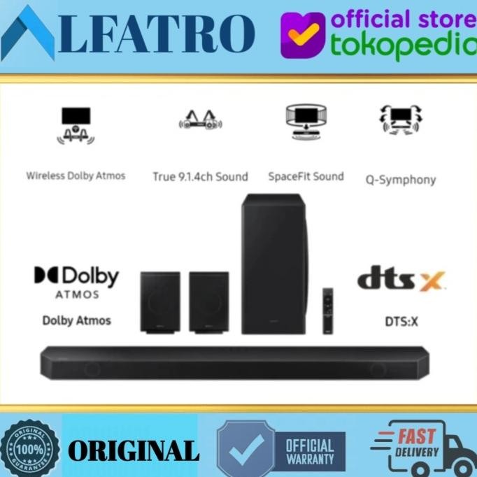 Samsung Soundbar Hwq930B Dolby Atmos 9.1.4 Ch Hw-Q930B Dts X Hwq930 New Stok