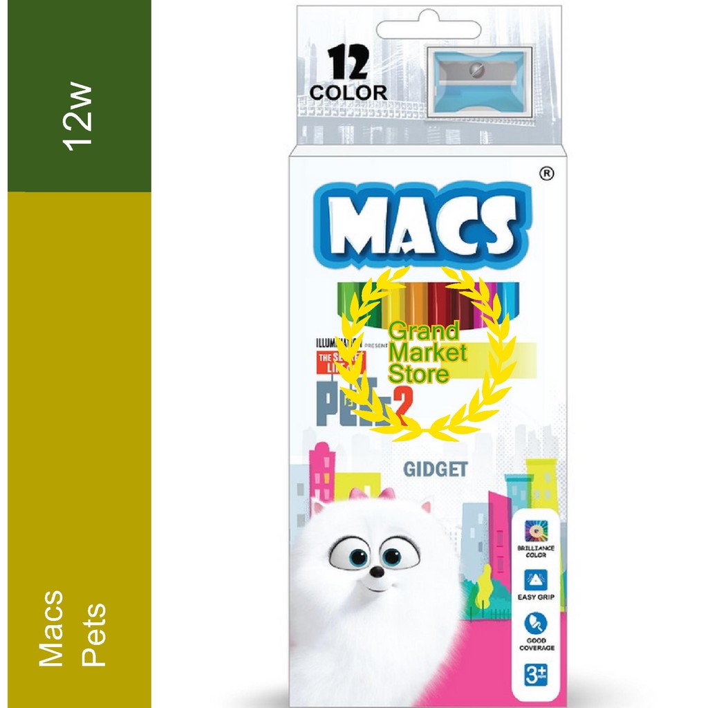

Pensil Warna Macs 12 Warna Macs Pets 2 12 Color Macs Life of Pencil 12 Color Premium