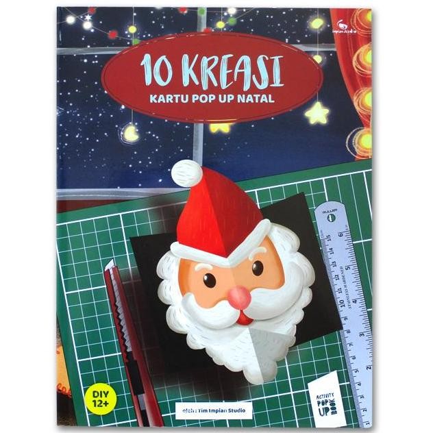 Ready Buku Aktivitas Anak DIY 10 KREASI KARTU POP UP NATAL