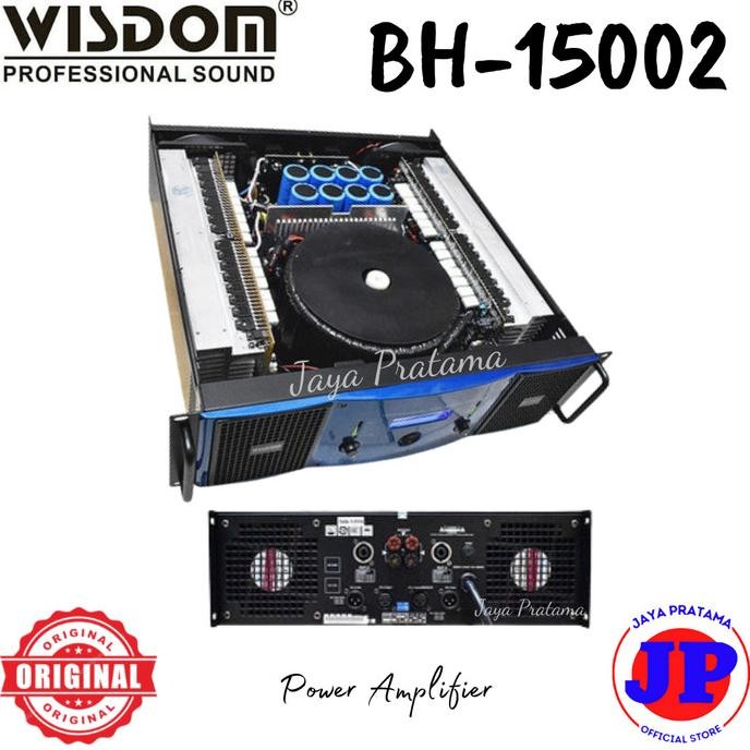 Wisdom Bh15002 Power Amplifier Original Resmi Bh-15002 New Stok