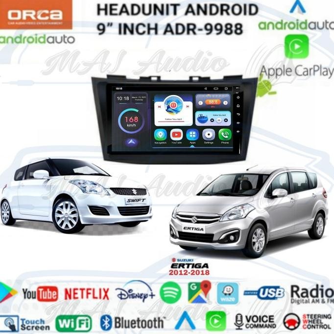 Diskon Head Unit Android Orca 9 Inch Oem Ertiga Lama & Swift