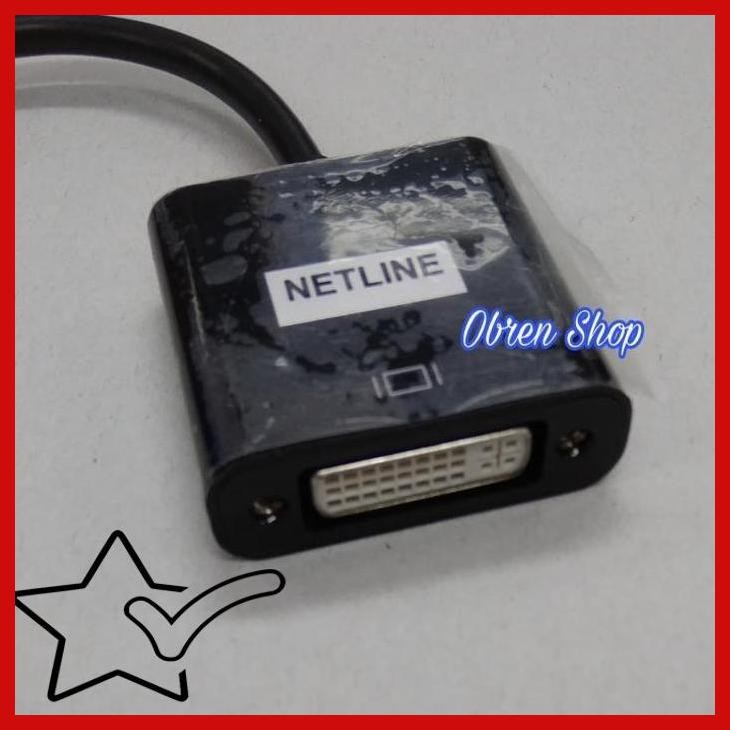 [ORS] NETLINE DISPLAY PORT TO DVI FEMALE / DP TO DVI / DISPLAYPORT TO DVI