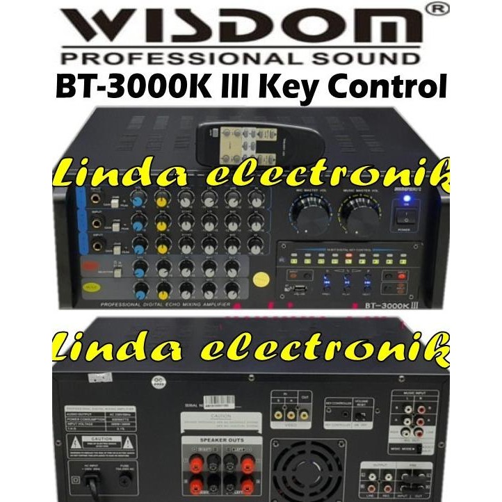 Amplifier Wisdom Bt3000K Lll Wisdom Bt-3000K Lll Wisdom Bt 3000K Lll New Stok
