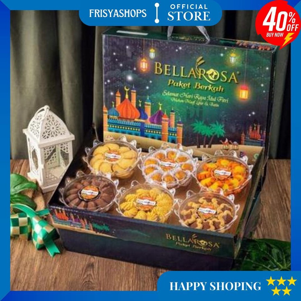 

Bellarosa Paket Kue Kering Berkah Isi 6 Toples Best Seller D Gratis Ongkir