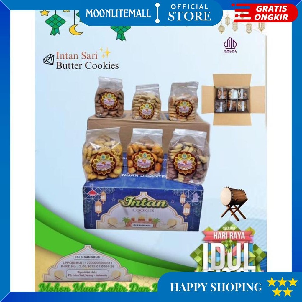 

Ready Paket Kue Kering Hampers Lebaran (Free Kartu Ucapan) D Best Seller