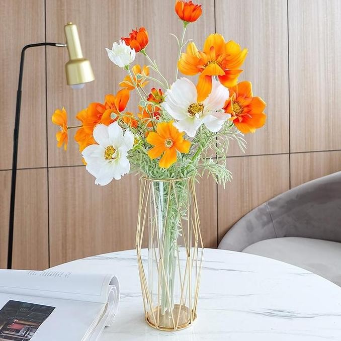 ss Siap Stok CODUh vas bunga besar mewah tempat bunga dan hiasan meja hiasan ruang tamu hiasan meja 