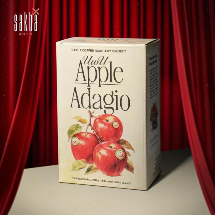 

Biji Kopi Arabica Uwu Apple Adagio Coffee Bean Bubuk Murni Arabika Coffe