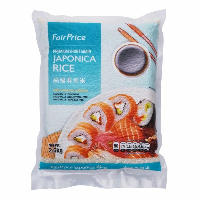 

FairPrice Premium Japonica Rice - Short Grain 2.5kg