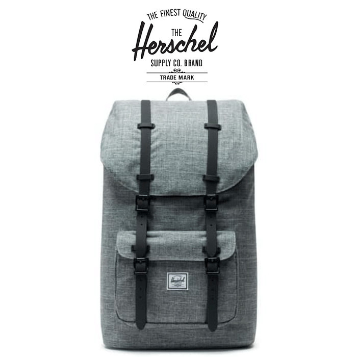 Herschel Little America Backpack 25 L - Raven Crosshatch/Black