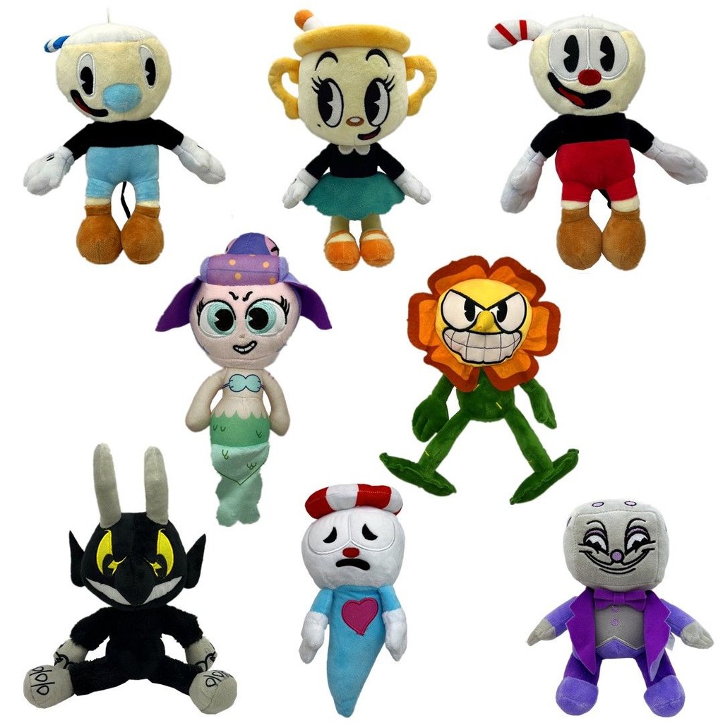 Boneka Mainan Plush Gadis Cuphead