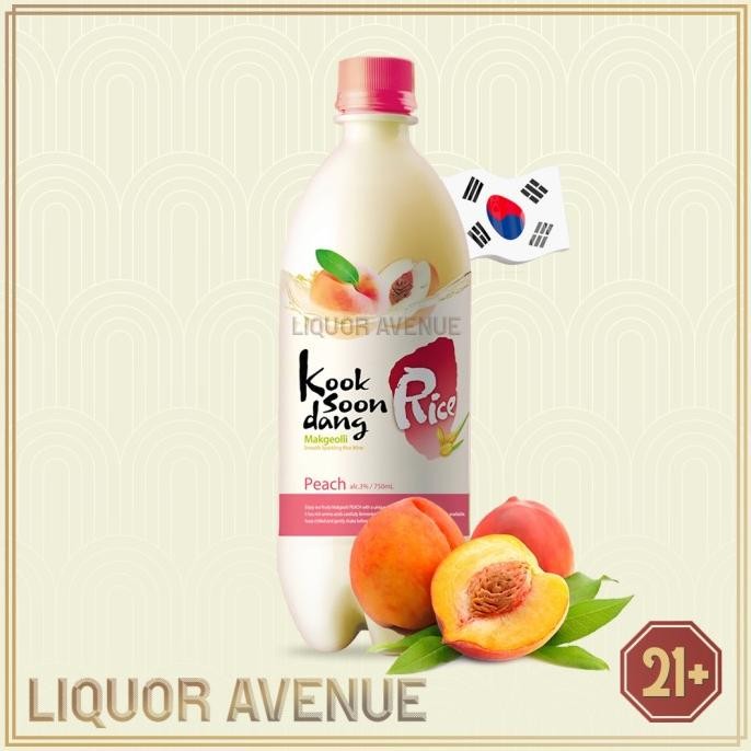 

Produk Baru!! Kooksoondang Makgeolli Peach Smooth Sparkling Rice Wine Korea 750ml