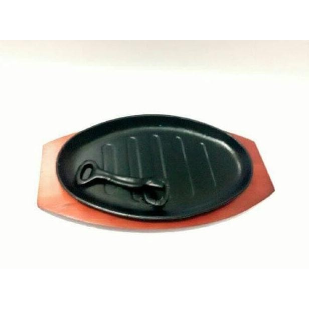 

Produk Baru!! Steak Hot Plate Oval Garis Piring Steak