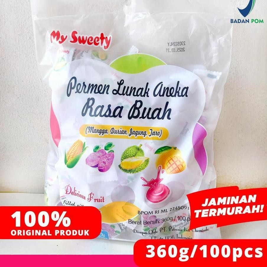 

Permen Uu Anea Raa Buah 100Pc360G Myweety