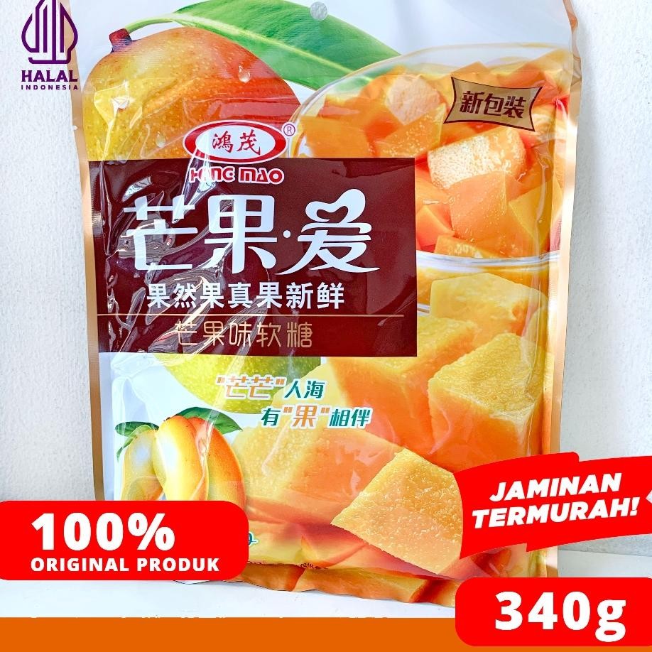 

Permen Mangga Jeli 340Gram Mango Jelly Hongmao