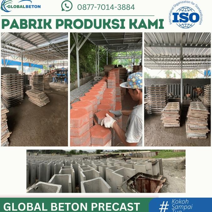 BARU PAVING BLOCK UBIN PERSEGI 21X21 CONBLOCK JALAN TROTOAR TAMAN , TEBAL 6 CM NATURAL MERAH, PRESS 