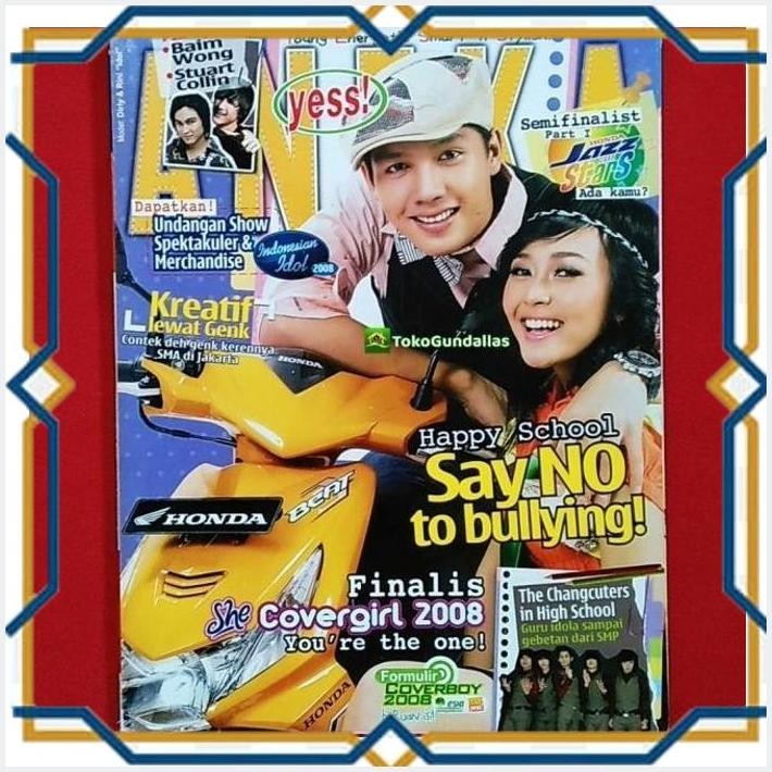 [TGS] MAJALAH ANEKA YESS 2008 / COVER DIRLY IDOL & RINI IDOL / COVERGIRL