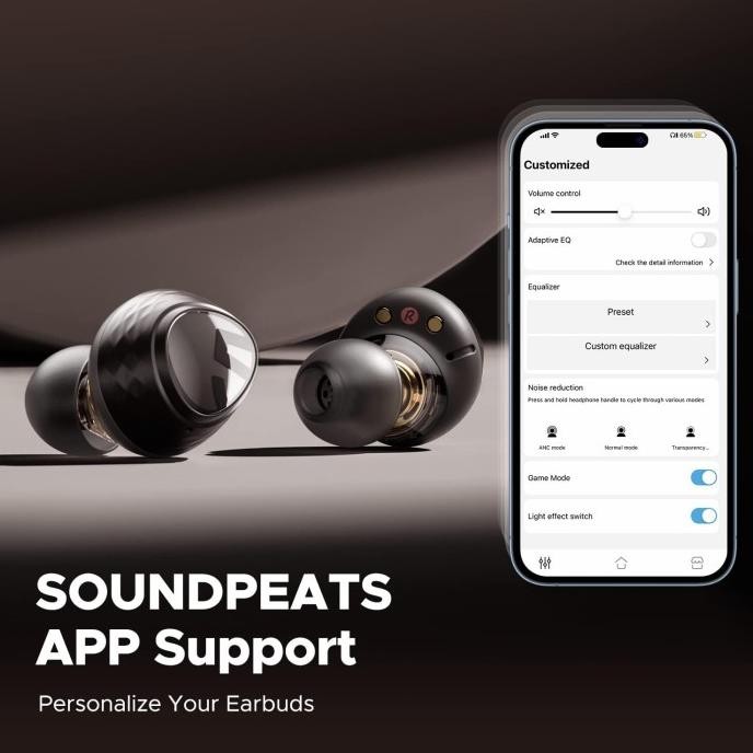 CO SoundPEATS Engine4 Engine 4 TWS True Wireless Earbuds High-Fidelity