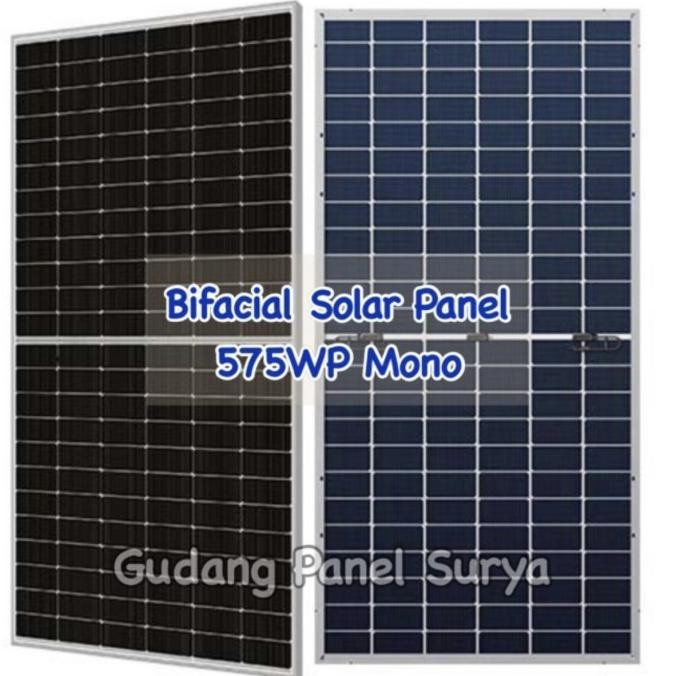 Panel Surya Bifacial Solar Panel Solarcell 575WP Mono 575wp mono