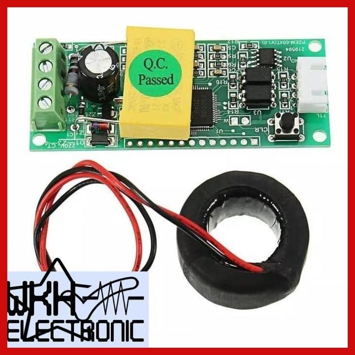 [WKH] PZEM-004T SPLIT CORE SENSOR ARUS TEGANGAN AC POWER METER WATT PZEM004T