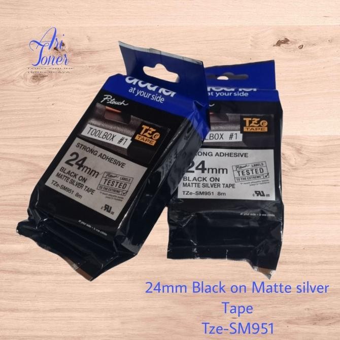 

CO Brother Label Tape Tze-251 24mm Black On White Original