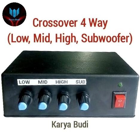 CO Crossover mini 4 way aktif, Sub,Low,Mid,High