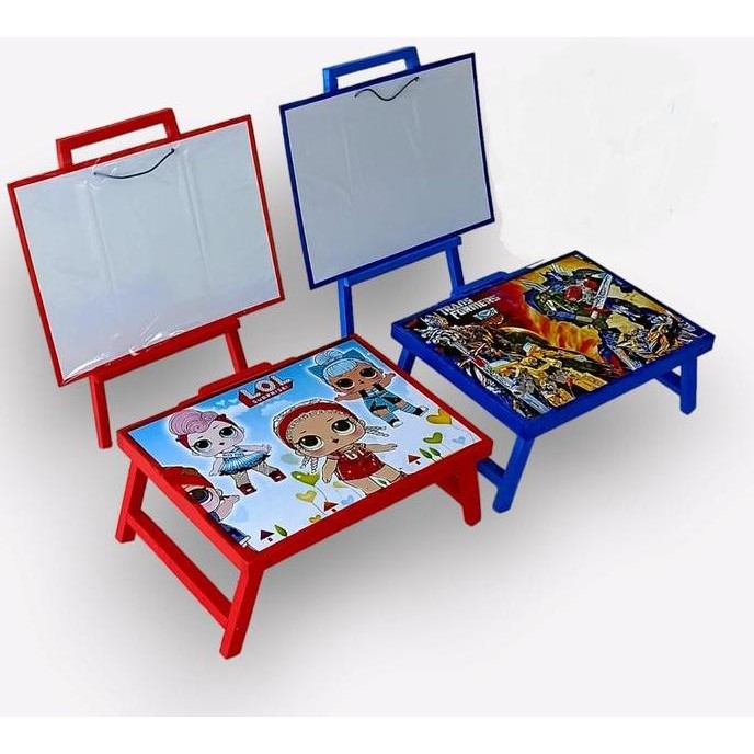 

diskon! satu set alat tulis anak meja belajar karakter lipat plus papan tulis anak tk sd bisa di hapus pendidikan lengkap praktis gratis spidol dan penghapus permainan toys