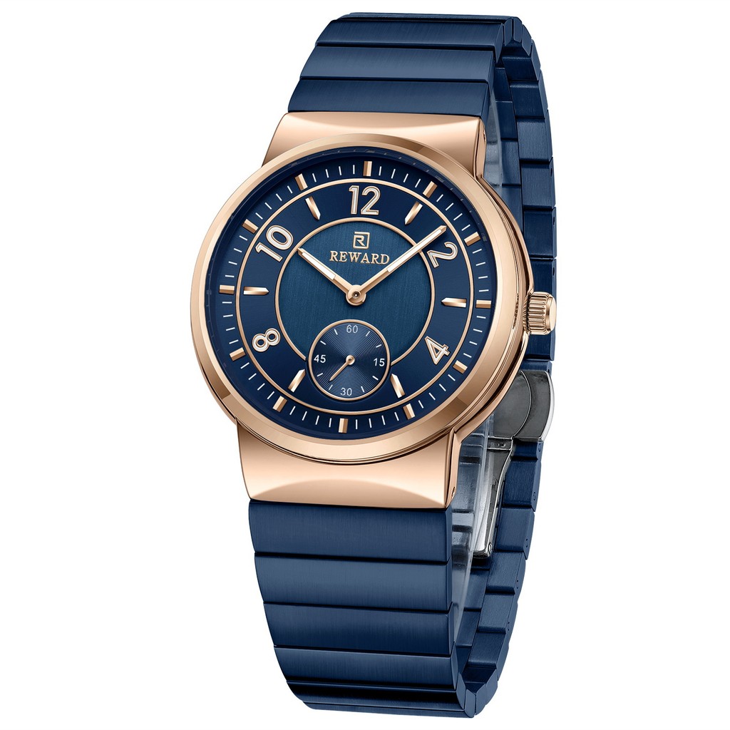 Reward Slim Business Two-Hand Half Quartz High-End Men's Watch Slim Personality Waterproof Men's Wat