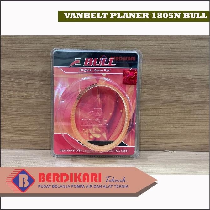 siap kirim] Bull VanBelt mesin Ketam 6 in Makita 1805N fan belt tali kipas 1805 n