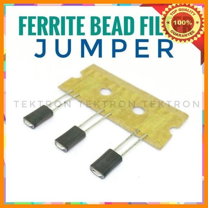 (TEK) FERRITE BEAD FILTER, RF INDUCTION, JUMPER, DOUBLE FILTER , FERIT