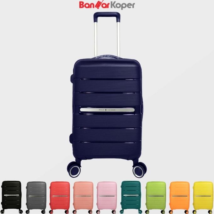 DISKON Tas Koper Polo Classic 10099 Koper 24 Inch Hardcase Anti Pecah