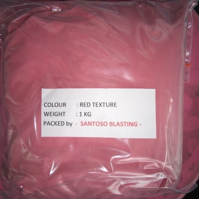 

BUBUK POWDER COATING RED TEXTURE PASIR SANDY