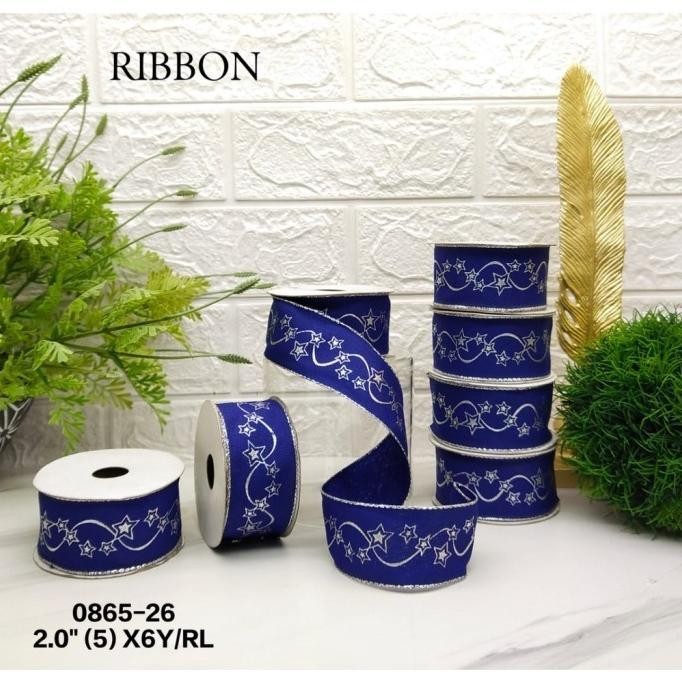 

Sale! Pita Rol Dekorasi Aksesoris Natal 0865-26 Ribbon