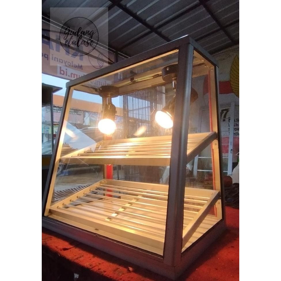 CO Etalase fried chicken 2 rak (ambil sendiri)