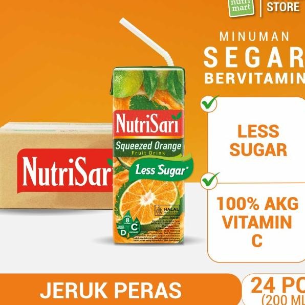 

Nutriari Queezed Orange 200Ml 24 Pc Jeru Pera Tinggi Vit C