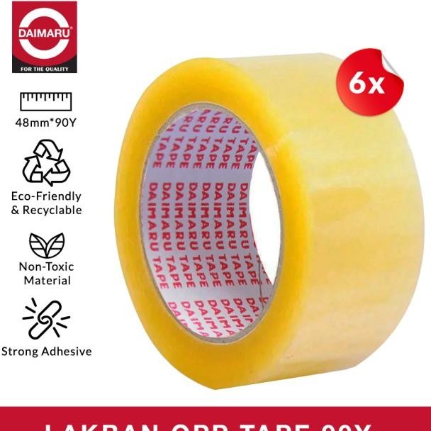 

Paet 1 Lop Ii 6Pc Daimaru Opp Laban Bening 48 Mm 90 Yard