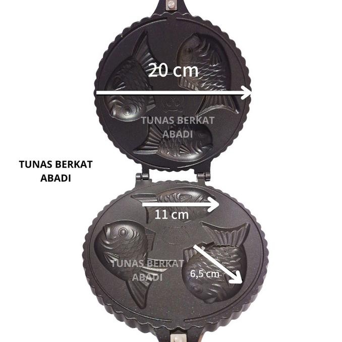 

Taiyaki Wafel Maker Cetakan Kue Dua Ikan Teflon Anti Lengket Original Dan Terpercaya