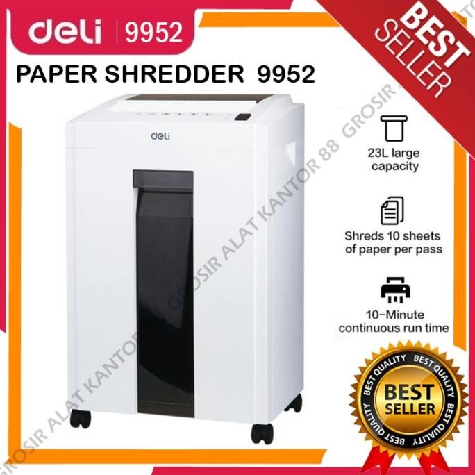 Paper Shredder DELI E9952 / Mesin Penghancur Kertas DELI 9952