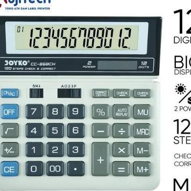 

Joyo Calculatoralulator Cc868Ch 12 Dit Che Correct Auto Replay
