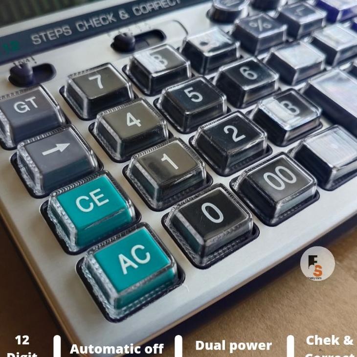 

Alulator Calculator Detop Meja Dagang 12 Dit Tombol Tranparan A Awet Bagu Layar Terang Anga Bear Fitur Che Ulang