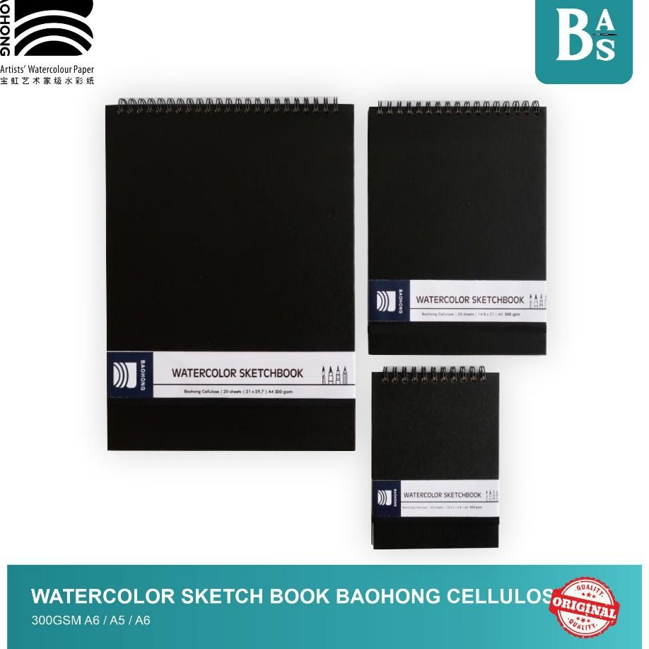 

Baohong Watercolor Etchboo Celluloe 300Gm A4A5A6 Erta Cat Air Bali Artemedia