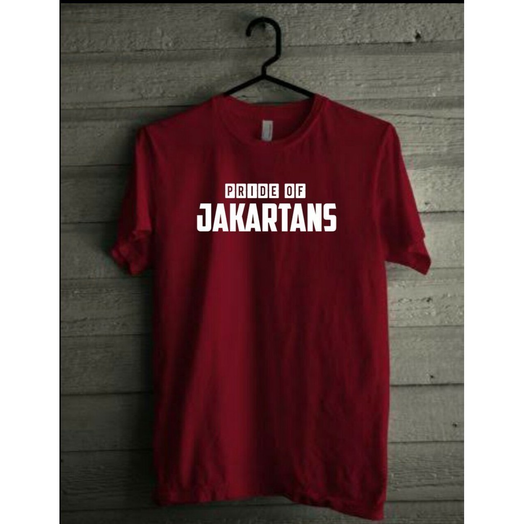 Kaos T Shirt Pria Jakartans Casual Hooligan Persija Jakarta Acab Ultras